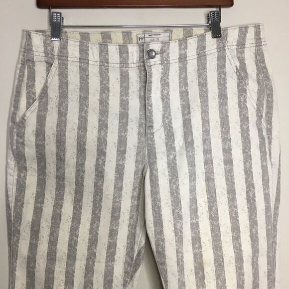 Free People Sz 28 Striped Pants - Picture 1 of 8